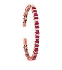 Suzanne Kalan Diamond & Ruby Fireworks Bracelet