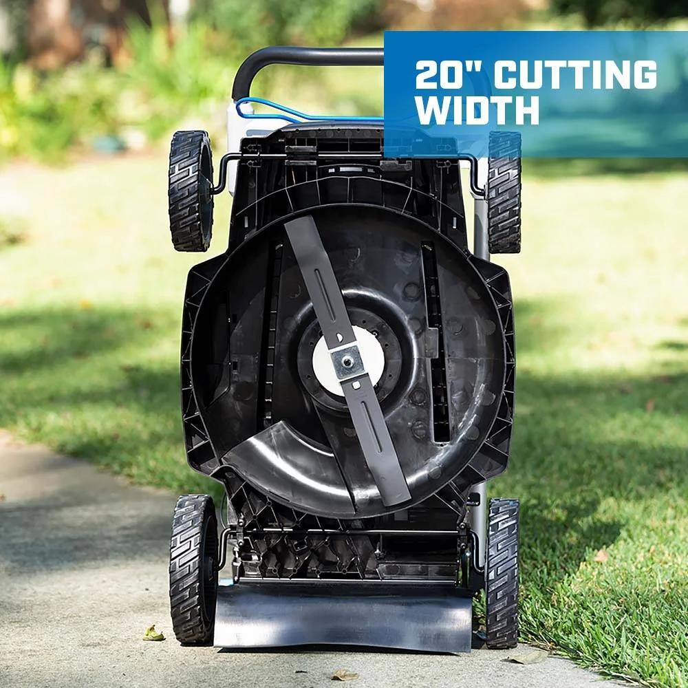 20-Inch Cordless Push Lawn Mower Kit 40-Volt Adjustable Brushless WIth Battery