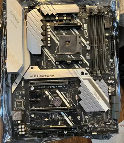 ASUS PRIME X470- PRO AMD MOTHERBOARD USED