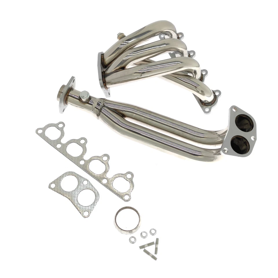 D-Series Stainless 4-2-1 Header For Honda Civic 1988-2000 CR-X 1988-1991 SOHC - Image 2 of 4