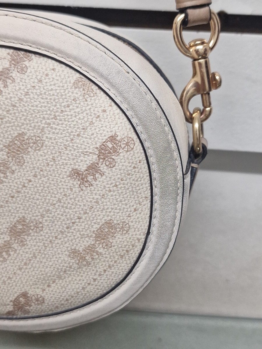 Coach C4057 Camera Bag With Horse And Carriage Dot Print