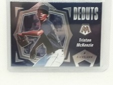 Triston McKenzie 2021 Mosaic Baseball - Debuts #PD14 - Cleveland Guardians