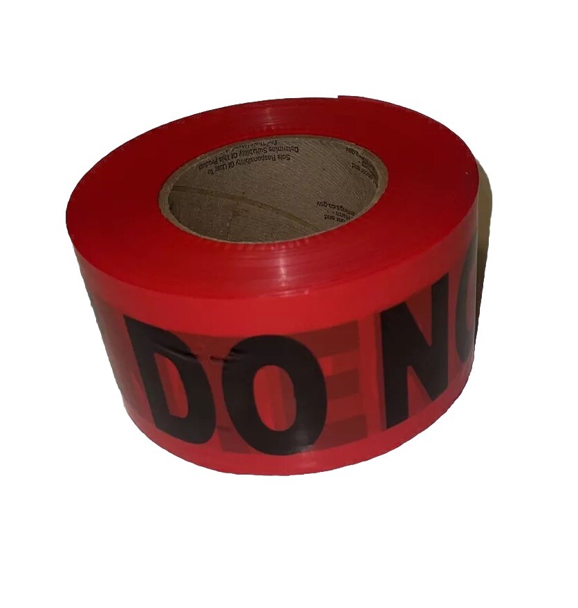PrimeGuard Danger Do-Not Enter Barricade Tape BT5061 3”x 1000’
