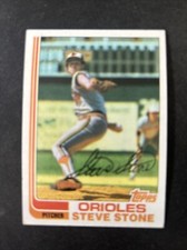  1982 Topps Baseball Card #419 Steve Stone Baltimore Orioles NmMt Free Shipping!