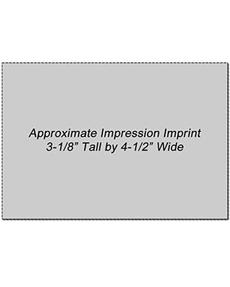 MaxLight X39 Pre-Inked Stamp 3-1/8" x 4-1/2" Fast Shipping (B2) - Image 2 of 4