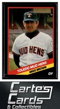 Mike Brown 1988 CMC Toledo Mud Hens #24  Detroit Tigers