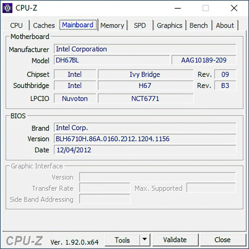 Scheda Madre Intel DH67BL LGA1155 MicroATX Con CPU I3-3220 e 16GB DDR3 RAM - Immagine 2 di 4