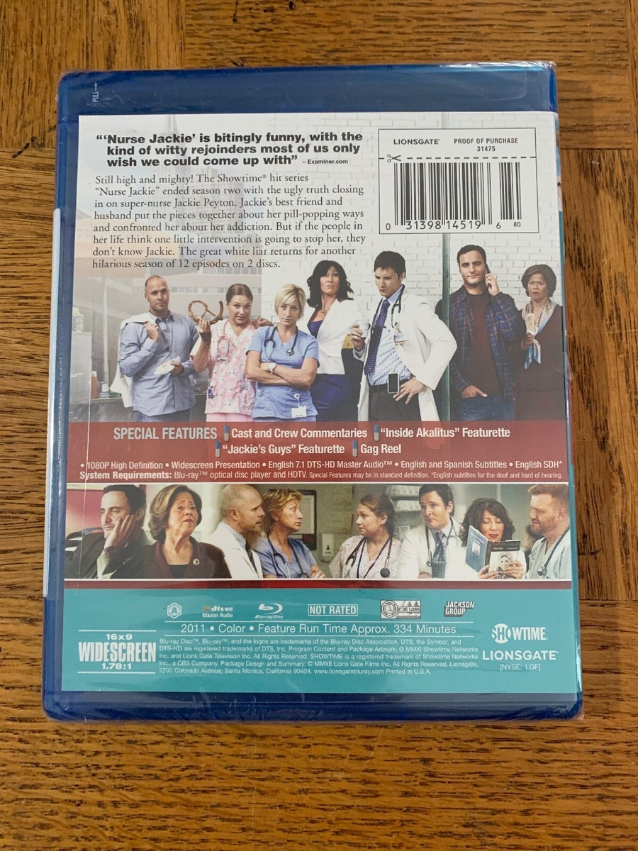 (未使用･未開封品)Nurse Jackie: Season 3/ [Blu-ray] Nurse Jackie Season Three Blu-ray | eBay