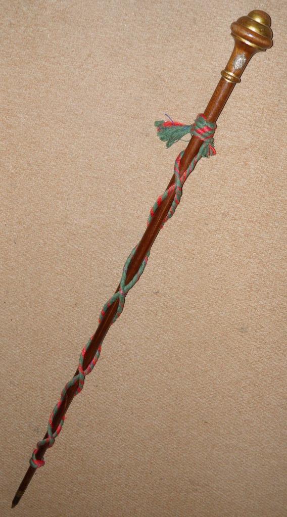 Antique Military Worcestershire Regiment Drum Majors Mace Twisted