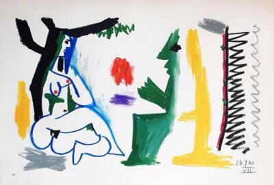 LES DEJEUNERS, 26-07-1961 VII”, LITHOGRAPH BY PABLO PICASSO