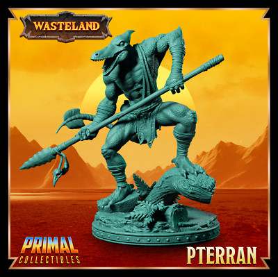 Primal Collectibles: Pterran  - D&D Miniatur - 32MM - RPG - Tabletop