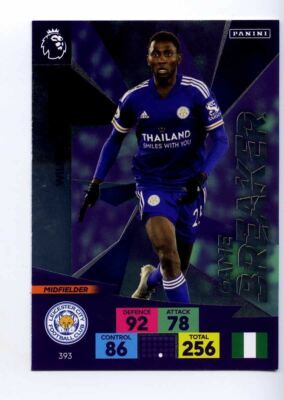 (Jh1091) Panini XL,GAME BREAKER,LEICESTER CITY,WILFRED NDIDI,2020/21 #393