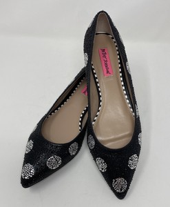 betsey johnson crystal shoes