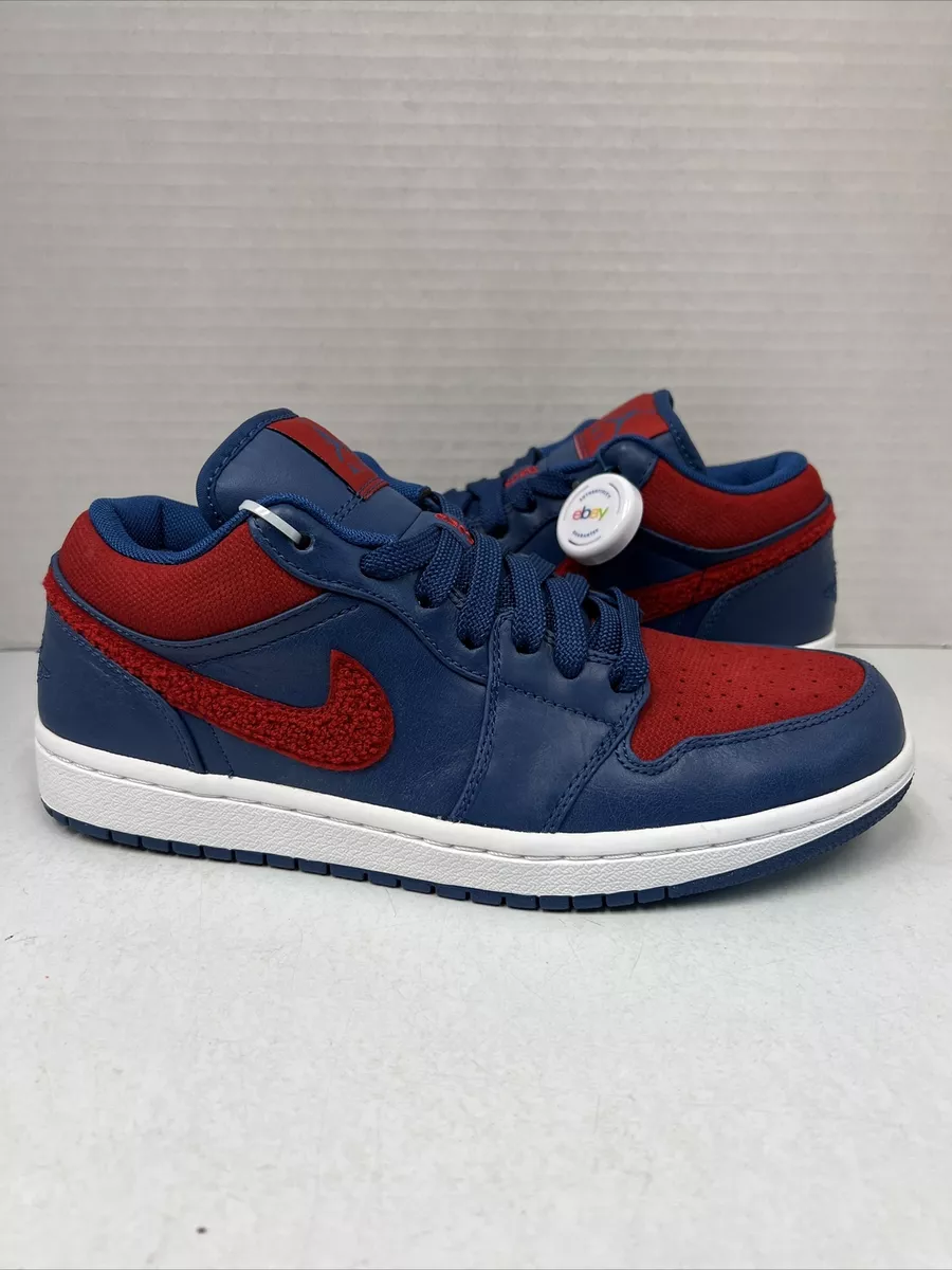 Jordan 1 Phat Low Premium Holiday Collection Blue Red 2009 Size 9 Brand New