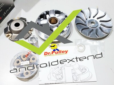 PGO G-MAX/BLUR 125/150 DR.PULLEY CVT VARIATOR KIT  V-181401  + 15g ROLLERS