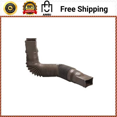 Downspout Extension Expandable 25 to 55 in Flexible Drain Rain Pipe Spout Gutter