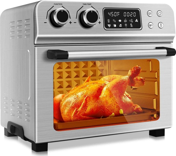 Ostba FM9020 KBS 1700w Stainless Steel Digital Countertop Air Fryer