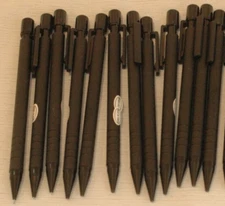 One dozen (12) mechanical pencils pocket clip eraser .5 mm lead Free Shipping