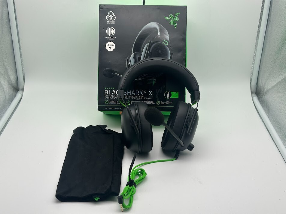 Razer Blackshark V2 X Black Over the Ear Gaming Headset for Razer Blackshark V2 X Black Over the Ear Gaming Headset for