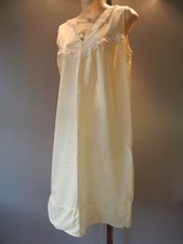 Vintage 1960s 70s Yellow Nighty Summer Pajama Retro Sleep House Dress Rockabilly