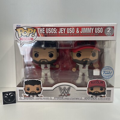  WWE - Uso Brothers (Wrestle Mania 39) Pop! Vinyl 2 Pack