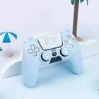 GeekShare PlayStation 5 Controller Silicone Soft Skin Case Cover Blue Shell