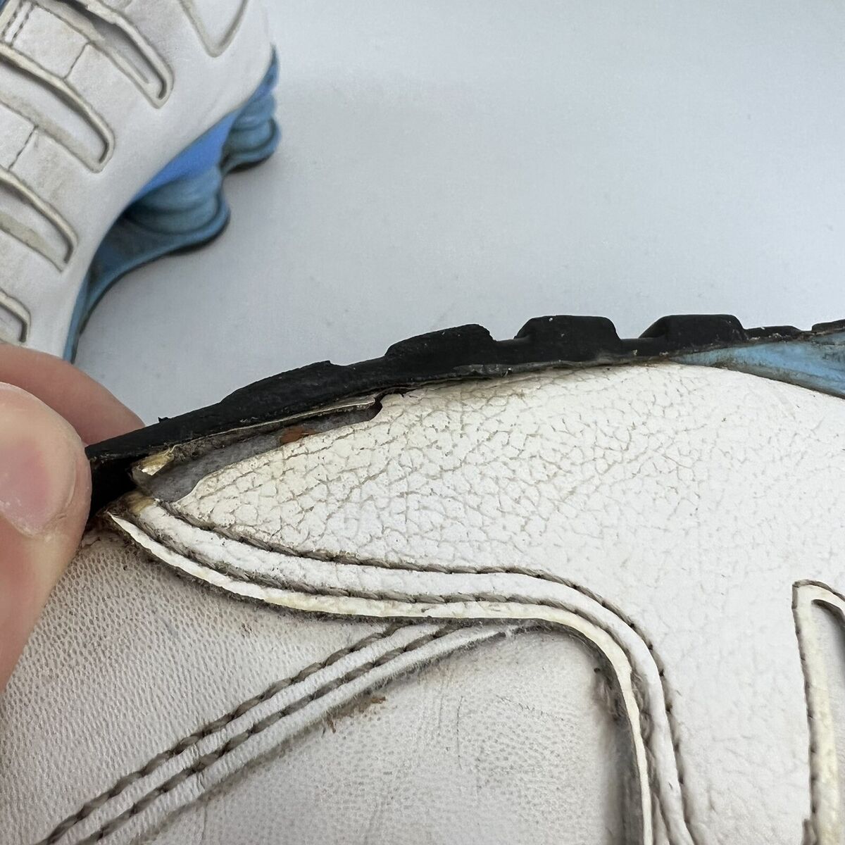 Size 9 - Nike Shox NZ EU White Carolina Blue for sale online Size 9 - Nike Shox NZ EU White Carolina Blue for sale online