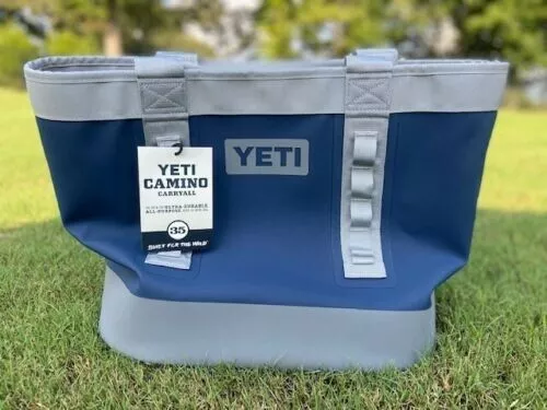 YETI CAMINO CARRYALL 35 *NAVY* NWT All-Purpose Utility, Boat and Beach Tote  Bag