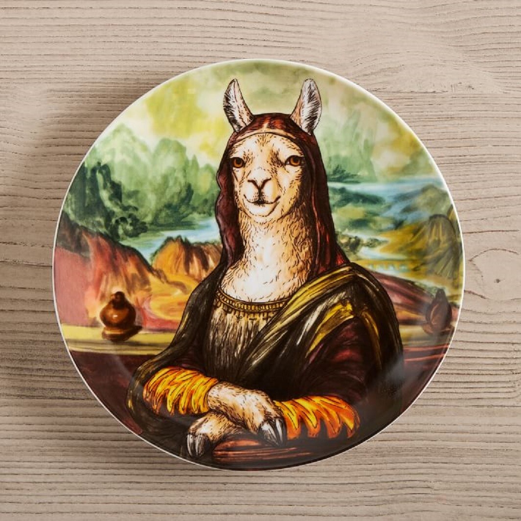 巻太郎です！新品 ダブルアールエル RRL バッファロー柄 プレート 皿 巻太郎です！新品 ダブルアールエル RRL バッファロー柄 プレート 皿