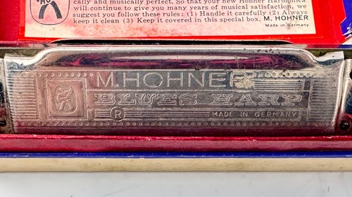 Vntg Marine Band Hohner 1896 Blues Harmonica + Coca-Cola Minature Backgammon - Picture 5 of 8