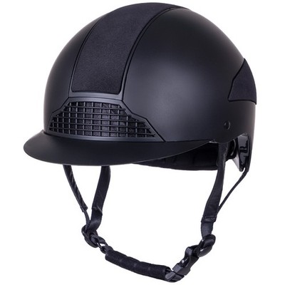 QHP Reithelm Austyn schwarz 59-61 cm Reitkappe verstellbar atmungsaktiv