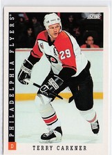 1993-94 Score #233 Terry Carkner Philadelphia Flyers