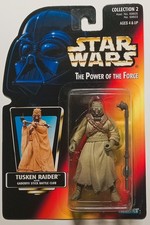 1996 Star Wars Power of the Force  TUSKEN RAIDER  RED Card NEW CLOSED Hand N M