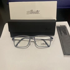 Silhouette Eyeglasses Frames SPX 2939 75 6240 Infinity V Simply  Blue  55-17-145