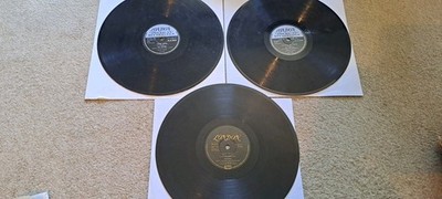3 SCHELLACK PLATTEN, Pat Boone tutti frutti, chains of love, sugar  u.a. 78 RPM