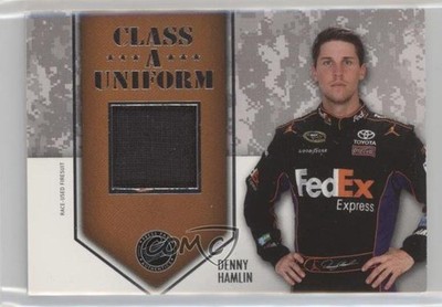 2014 Press Pass American Thunder Class A Uniform Silver Denny Hamlin #CAU-DH 2e7