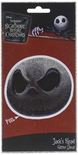 Nightmare Before Christmas Jack Face 4 x 8 Inch Glitter Decal