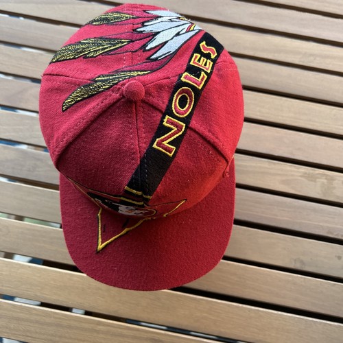 VTG 90s The Game Florida State Seminoles NCAA FSU Snapback Hat RARE Big Logo - Picture 8 of 18