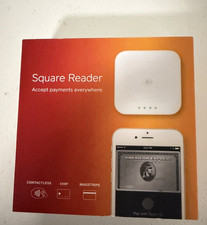 Square Contactless Credit Card and Chip Reader - White A-SKU-0113 - Generation 1