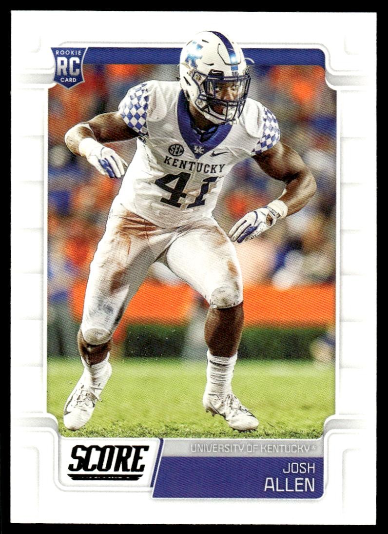 Josh Allen 2019 Score #364 RC Kentucky Wildcats Football Card