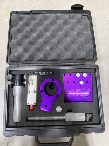 Accutoe Pro Professional Laser Toe Setting System Complete Kit laser not working