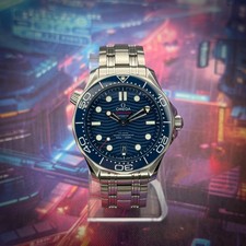Omega Seamaster Diver 300M 210.30.42.20.03.001 Blue Dial Box 2021 Papers 2