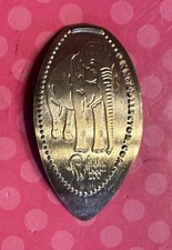 Retired Elephant Fort Worth Zoo Texas Elongated Pressed Copper Penny