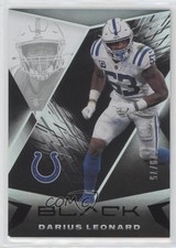 2021 Panini Black Silver 29/75 Shaquille Leonard Darius Leonard #46 s1i