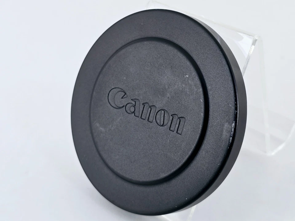 🌸[Near MINT] Canon 80mm Push On Black Metal Front Lens Cap Genuine From JAPAN - Image 2 of 4