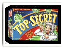 2005 Topps Wacky Packages Sticker Card #35 Top Secret