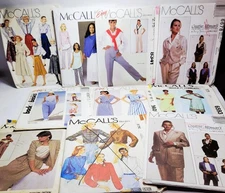 10 Vintage McCall's Sewing Patterns  Misses' Wardrobe in Various Sizes