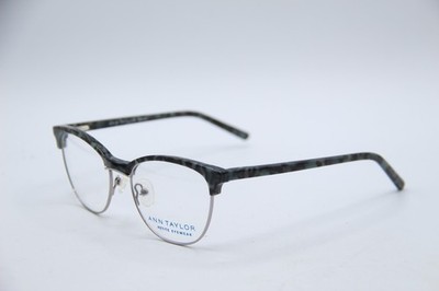 NEW ANN TAYLOR ATP818 C03 BLACK GRAY AUTHENTIC FRAMES EYEGLASSES 48-16