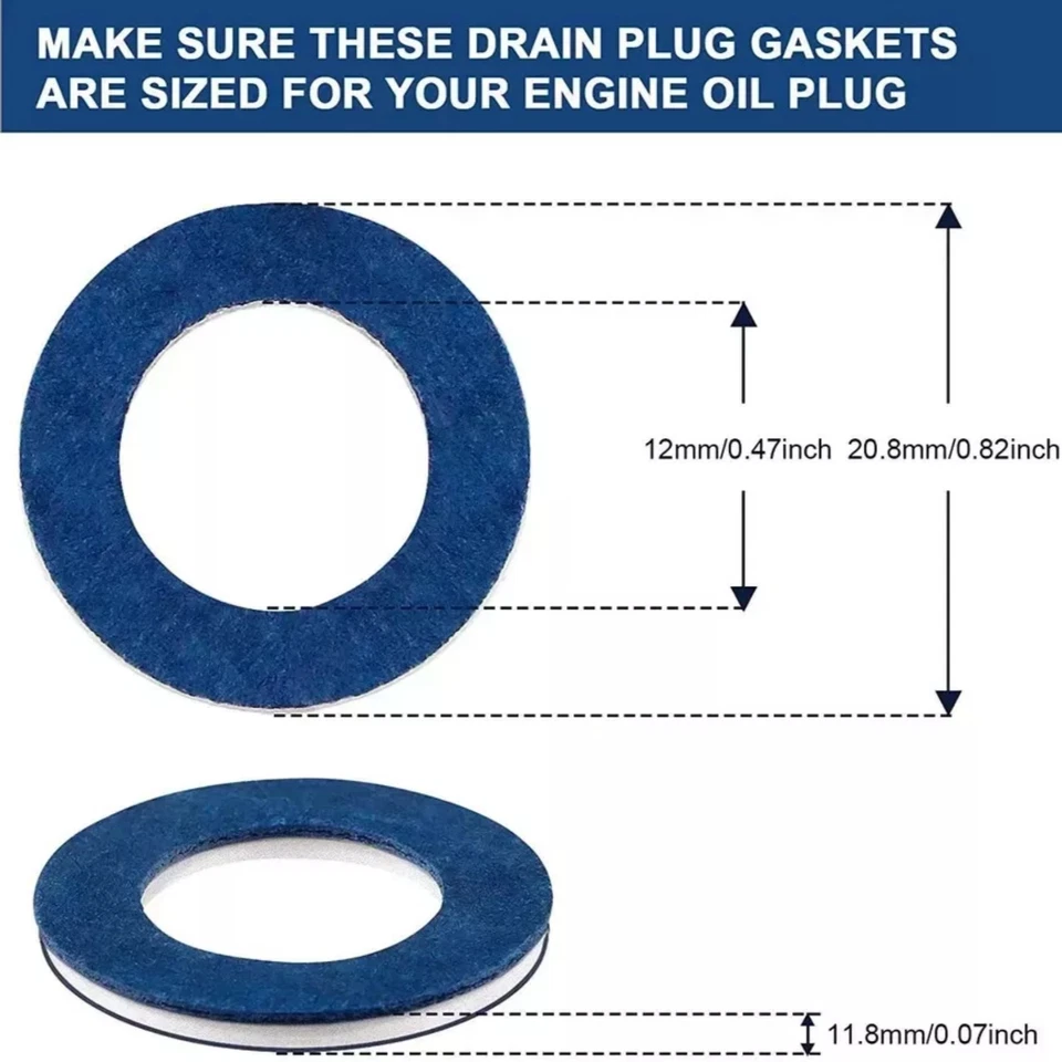 100x Oil Drain Plug Gasket Crush Washer Fit For TOYOTA LEXUS SCION NEW - Image 2 of 4