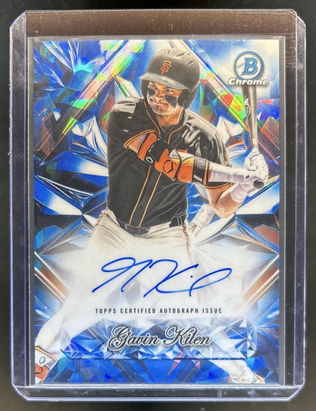 2025 Bowman Draft Sapphire Gavin Kilen Selections Auto #SSA-GK Giants